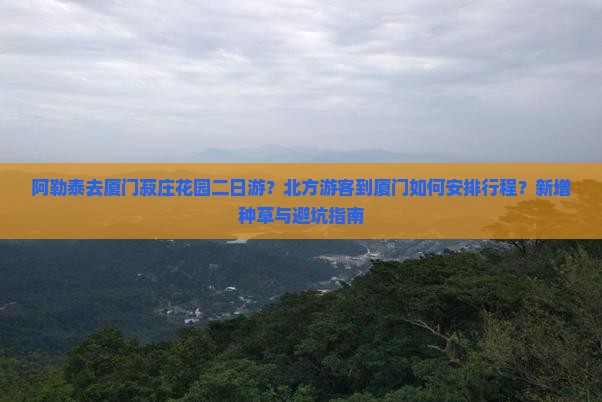 阿勒泰去厦门菽庄花园二日游？北方游客到厦门如何安排行程？新增种草与避坑指南