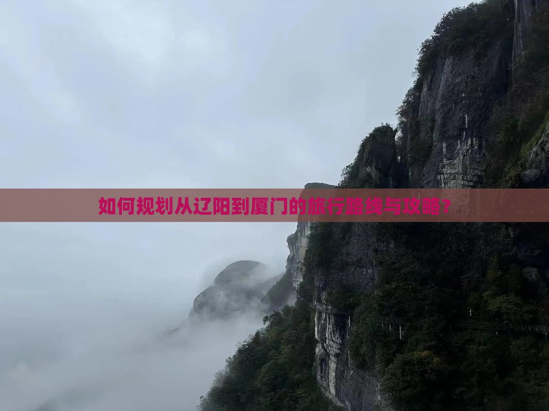 如何规划从辽阳到厦门的旅行路线与攻略？
