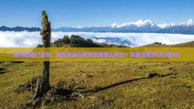 宿州到厦门旅游，如何安排行程参观胡里山炮台？需要提前预订门票吗？