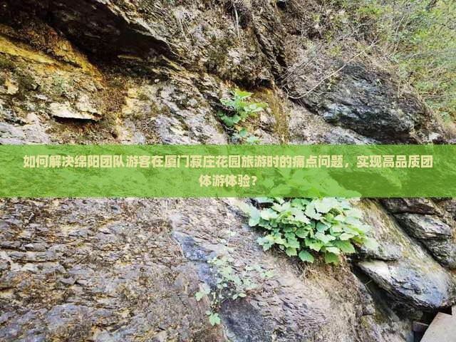 如何解决绵阳团队游客在厦门菽庄花园旅游时的痛点问题，实现高品质团体游体验？