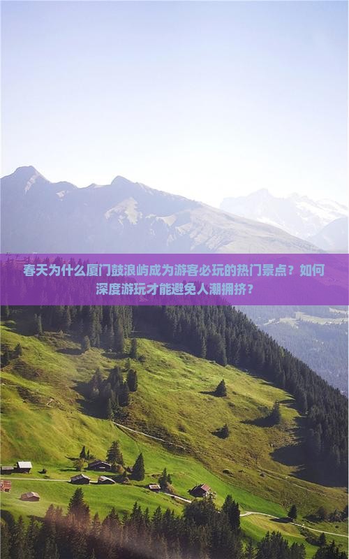 春天为什么厦门鼓浪屿成为游客必玩的热门景点？如何深度游玩才能避免人潮拥挤？