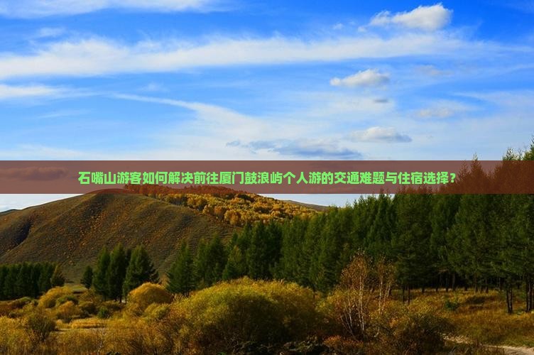 石嘴山游客如何解决前往厦门鼓浪屿个人游的交通难题与住宿选择？