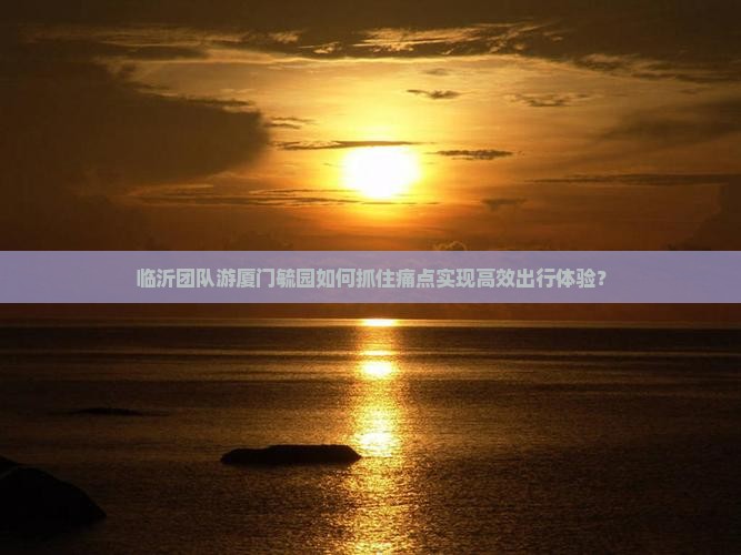 临沂团队游厦门毓园如何抓住痛点实现高效出行体验？