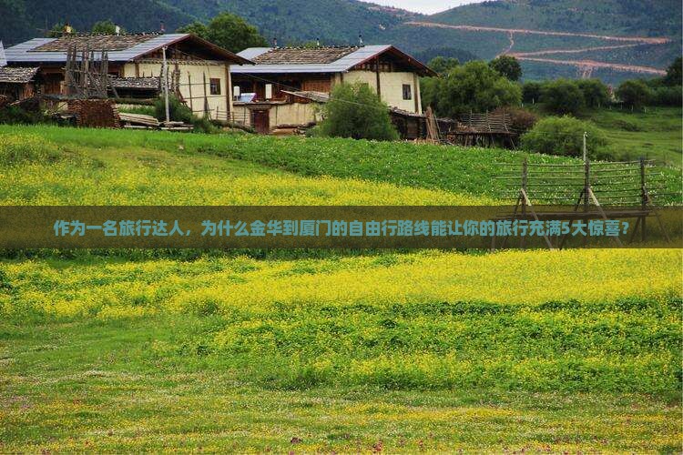 作为一名旅行达人，为什么金华到厦门的自由行路线能让你的旅行充满5大惊喜？