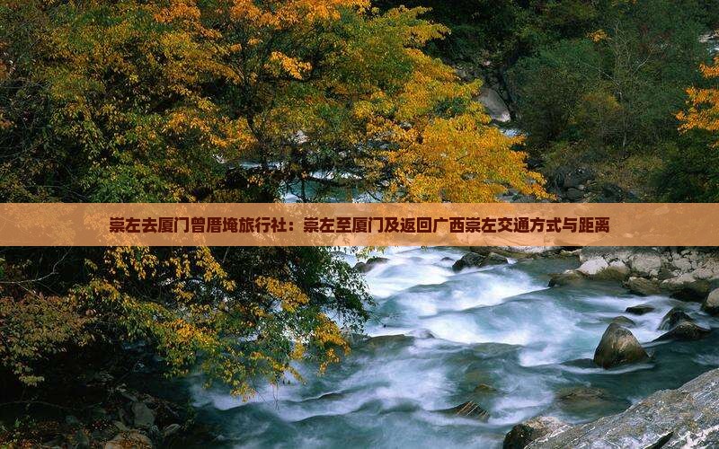 崇左去厦门曾厝埯旅行社：崇左至厦门及返回广西崇左交通方式与距离