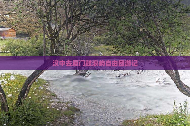 汉中去厦门鼓浪屿自由团