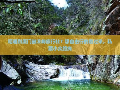 昭通到厦门鼓浪屿旅行社？想自由行的看过来，私藏小众路线