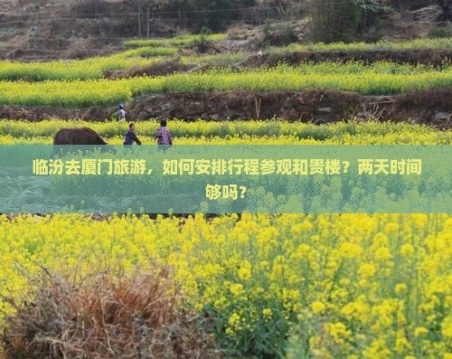 临汾去厦门旅游，如何安排行程参观和贵楼？两天时间够吗？