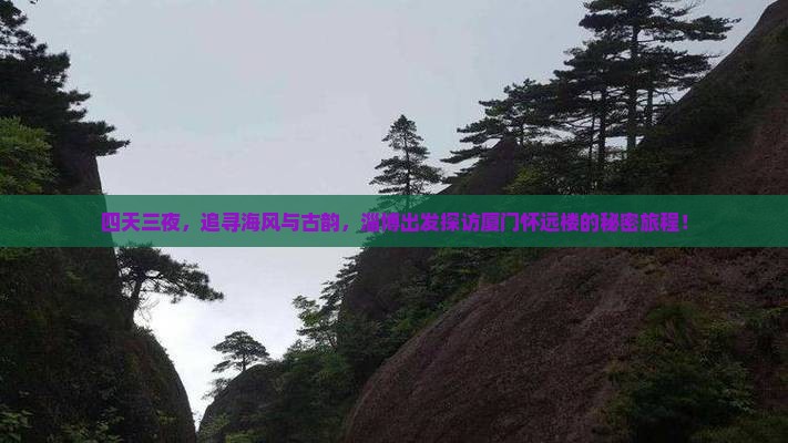 四天三夜，追寻海风与古韵，淄博出发探访厦门怀远楼的秘密旅程！