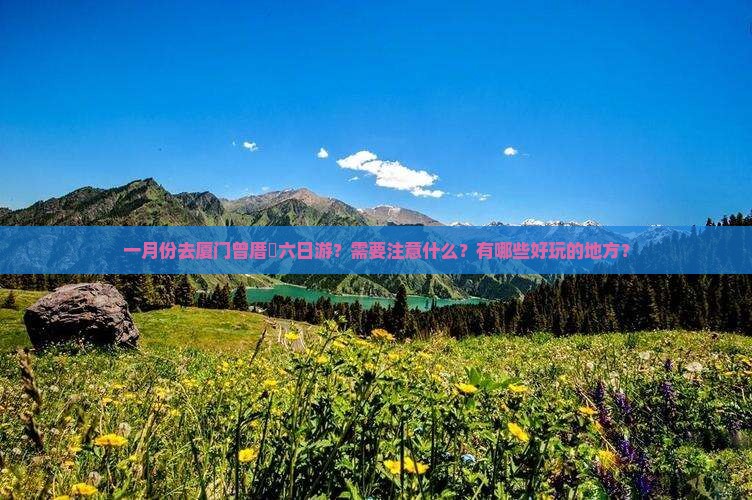 一月份去厦门曾厝垵六日游？需要注意什么？有哪些好玩的地方？