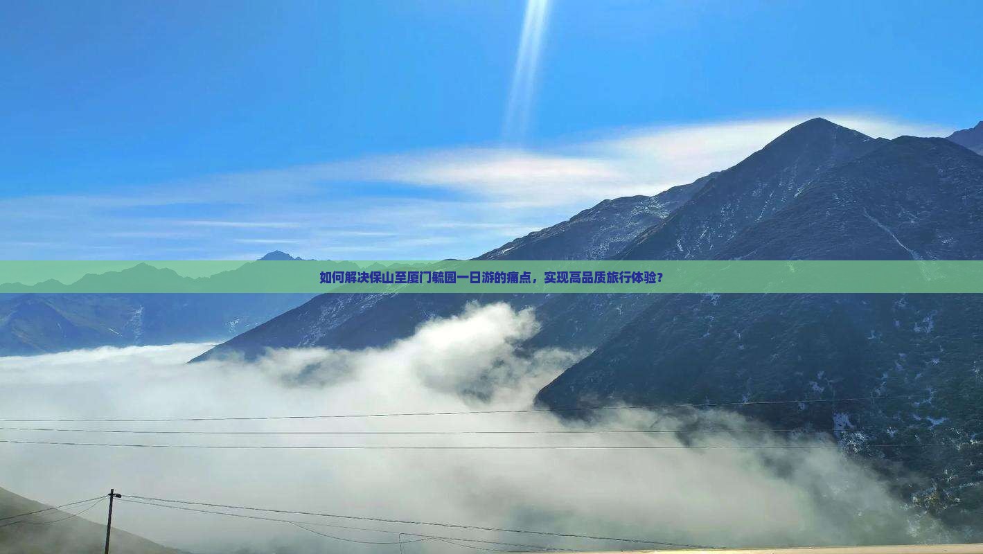 如何解决保山至厦门毓园一日游的痛点，实现高品质旅行体验？