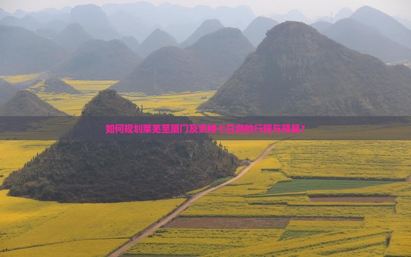 如何规划莱芜至厦门及贵楼七日游的行程与预算？