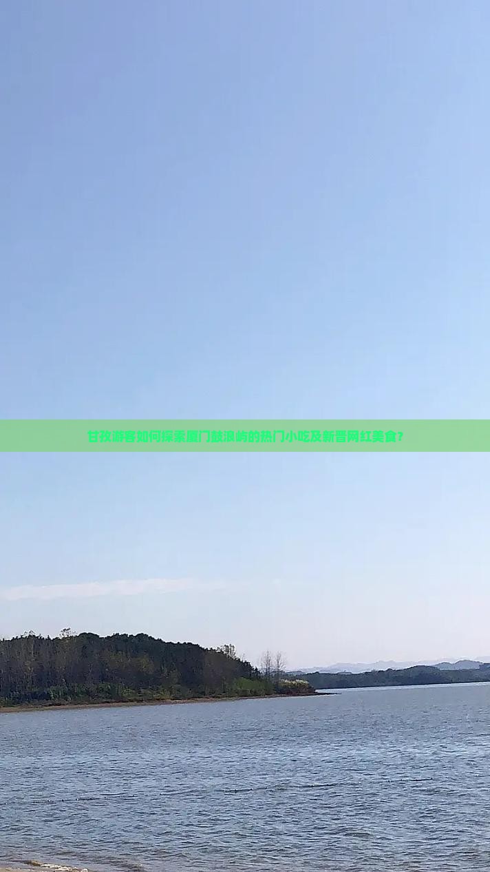 甘孜游客如何探索厦门鼓浪屿的热门小吃及新晋网红美食？
