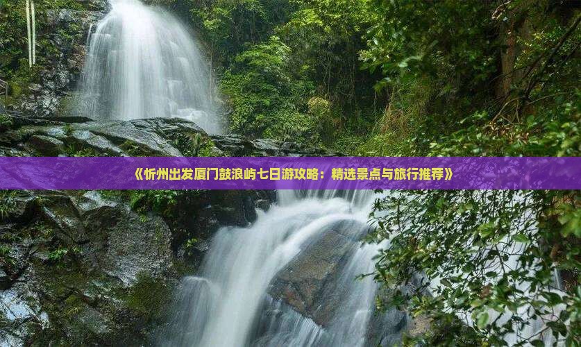 《忻州出发厦门鼓浪屿七日游攻略：精选景点与旅行推荐》