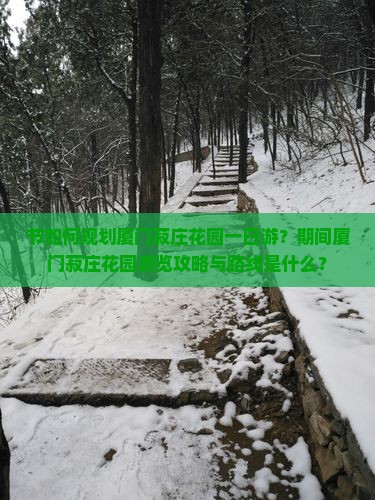 节如何规划厦门菽庄花园一日游？期间厦门菽庄花园游览攻略与路线是什么？