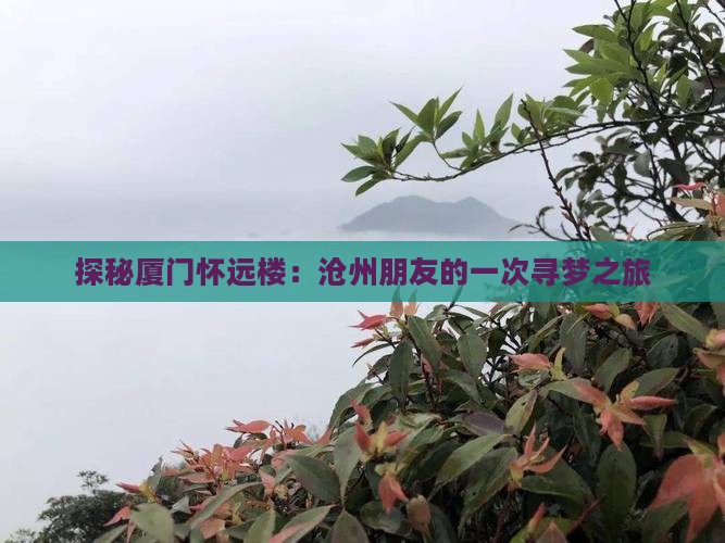 探秘厦门怀远楼：沧州朋友的一次寻梦之旅