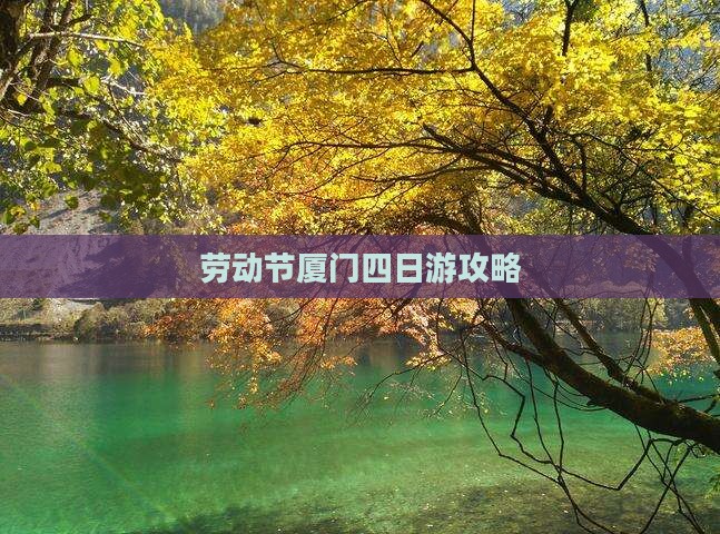 劳动节去厦门四日游