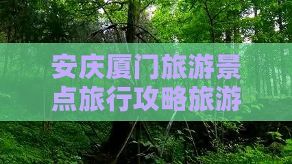 安庆去厦门毓园旅行社