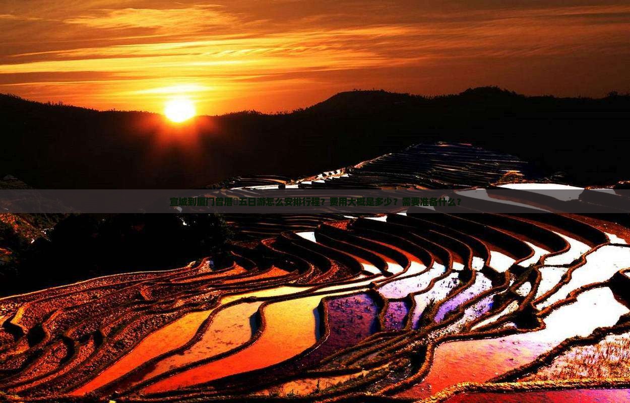 宣城到厦门曾厝垵五日游怎么安排行程？费用大概是多少？需要准备什么？