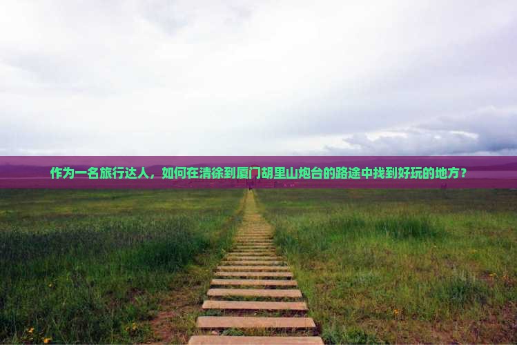 作为一名旅行达人，如何在清徐到厦门胡里山炮台的路途中找到好玩的地方？