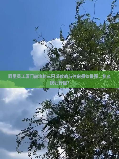 阿里员工厦门鼓浪屿三日游攻略与住宿餐饮推荐，怎么规划行程？