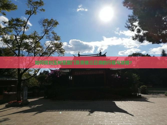 如何规划玉树至厦门及贵楼三日游的行程与攻略？