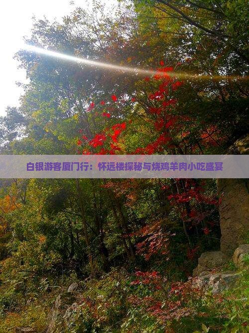白银游客厦门行：怀远楼探秘与烧鸡羊肉小吃盛宴