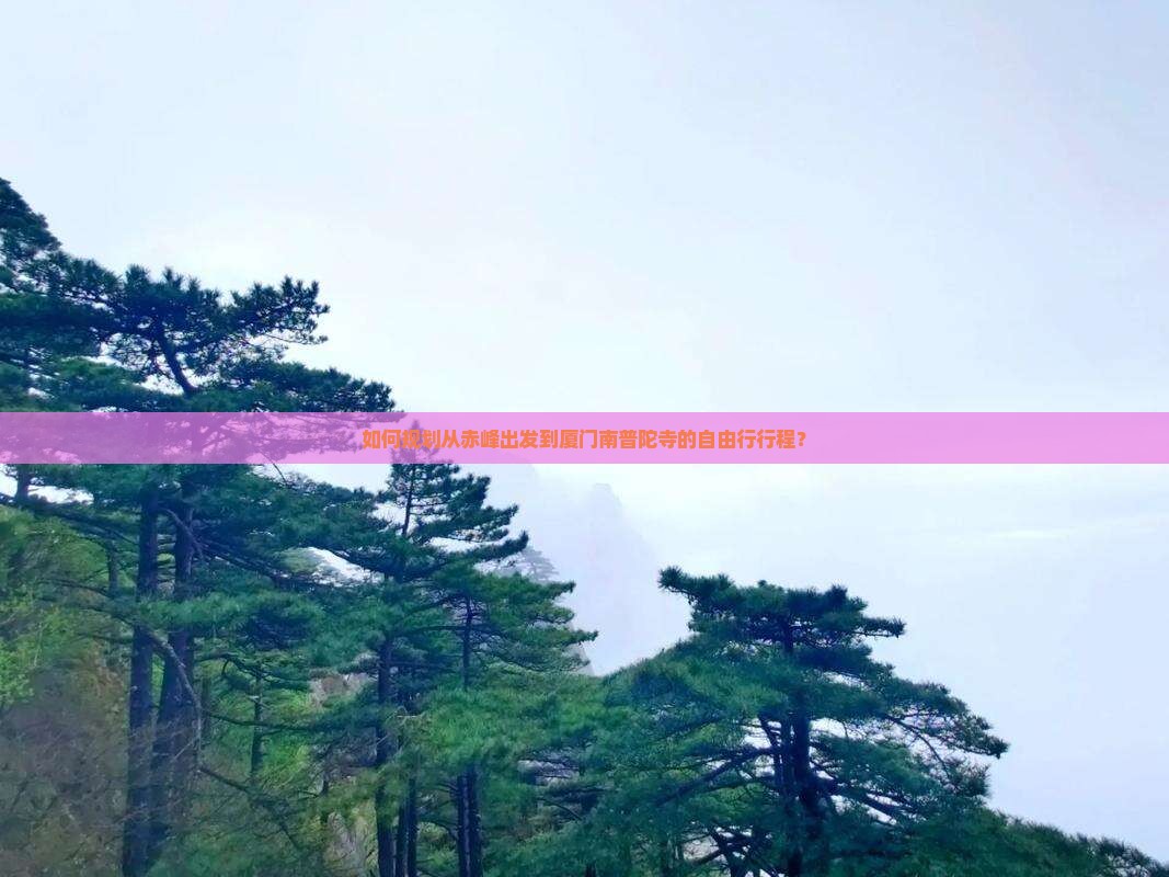 如何规划从赤峰出发到厦门南普陀寺的自由行行程？