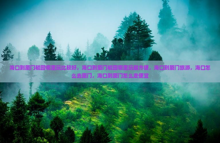 海口到厦门毓园哪里玩
