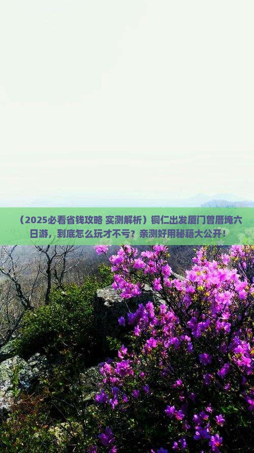 铜仁去厦门曾厝埯六日游