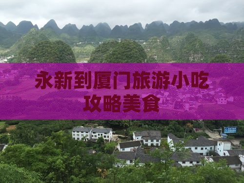 永新到厦门旅游小吃