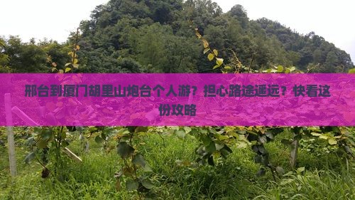 邢台到厦门胡里山炮台个人游