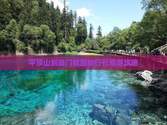 平顶山到厦门毓园旅行社