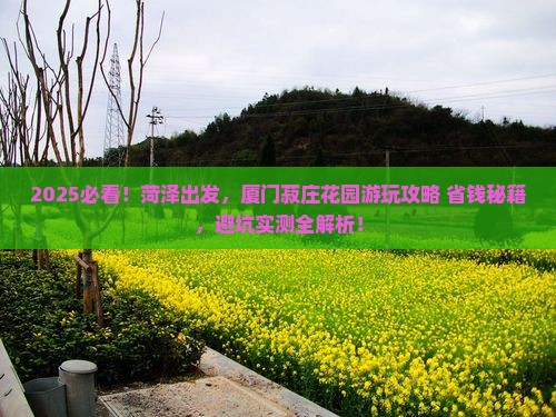 菏泽去厦门菽庄花园景点