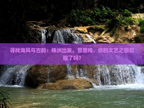 寻找海风与古韵：株洲出发，曾厝埯，你的文艺之旅启程了吗？