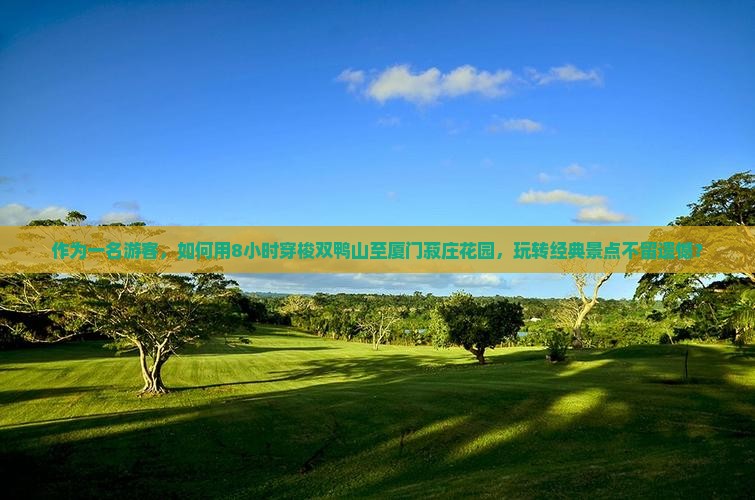 作为一名游客，如何用8小时穿梭双鸭山至厦门菽庄花园，玩转经典景点不留遗憾？