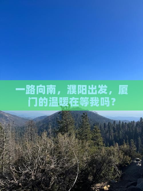 濮阳到厦门攻略