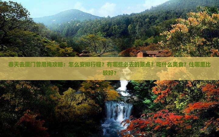 春天去厦门曾厝埯攻略