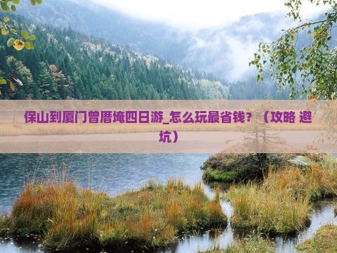 保山到厦门曾厝埯四日游