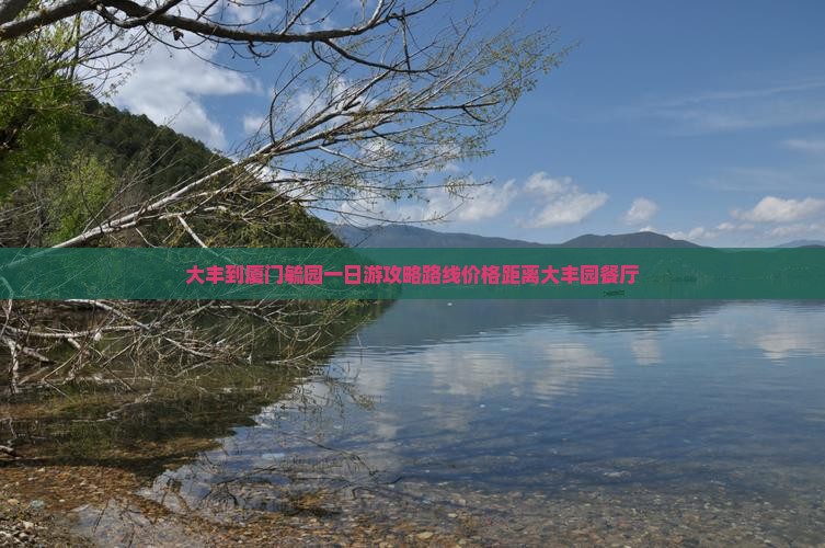 大丰到厦门毓园一日