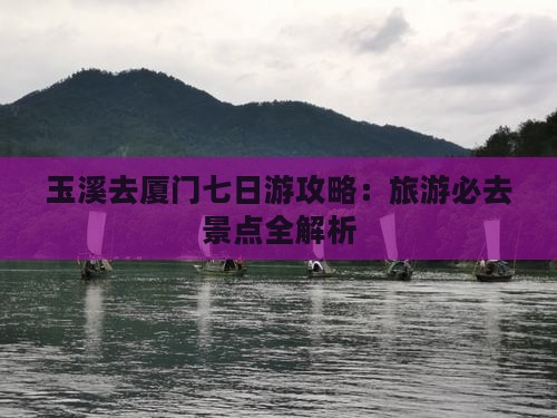 玉溪去厦门七日游