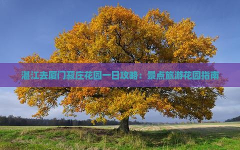 湛江去厦门菽庄花园一日