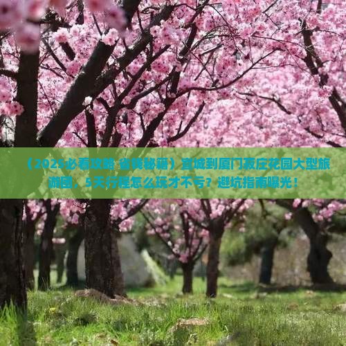 宣城到厦门菽庄花园大型旅游团