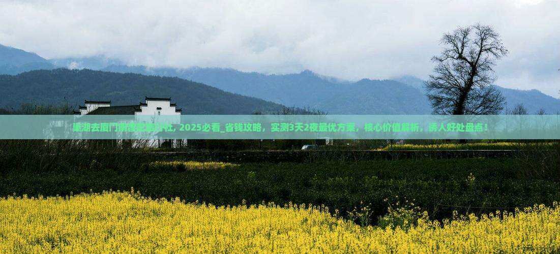 巢湖去厦门南普陀旅行社