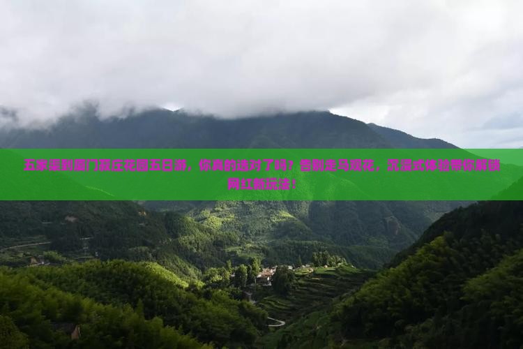 五家渠到厦门菽庄花园五日游