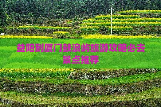 益阳到厦门鼓浪屿必去地