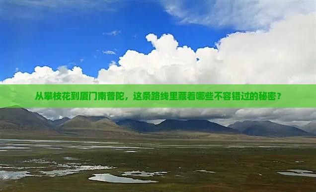 攀枝花到厦门南普陀必去地