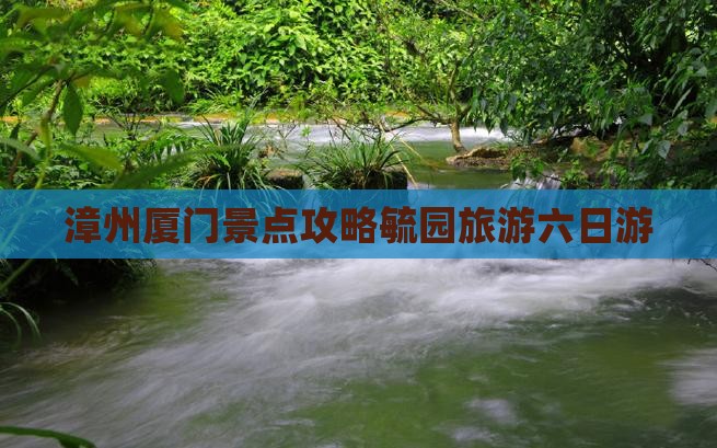 漳州去厦门毓园六日游