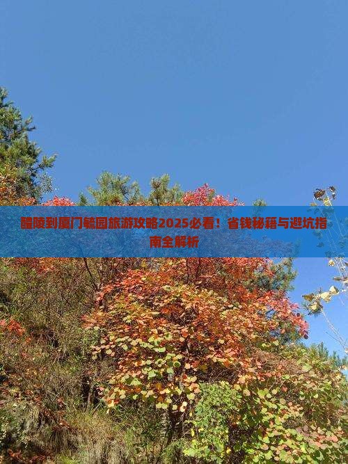醴陵到厦门毓园旅游