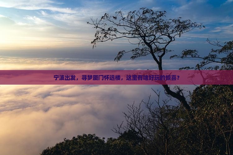 宁波到厦门怀远楼哪里玩